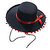 Дитячий капелюх Сомбреро з червоними бубонами, р.52-54 / Карнавальний капелюх Іспанський / Капелюх Мексиканський, фото 6