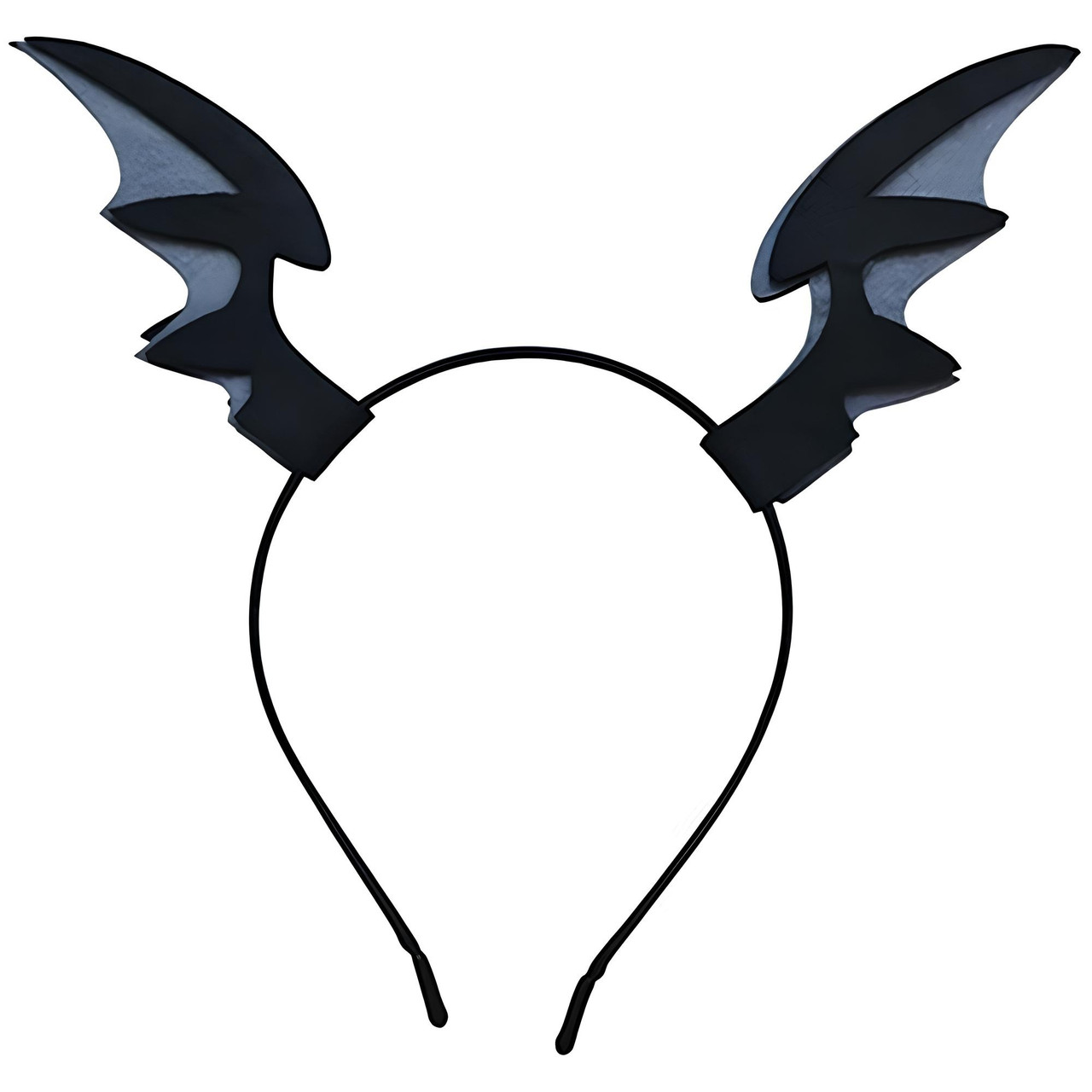 Обруч для волосся Крила кажана 11х4см / Обруч на Хелловін / Обруч декоративний, фото 1