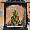 Новорічний світильник від батарейок "Ялинка" 13х7х3см, WDL-24061D / Різдвяна лампа / Новорічний нічник, фото 5