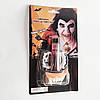 Штучна кров грим та зуби на Хелловін, 14мл / Набір клики та кров вампіра / Зуби вампіра / Зуби дракули, фото 7