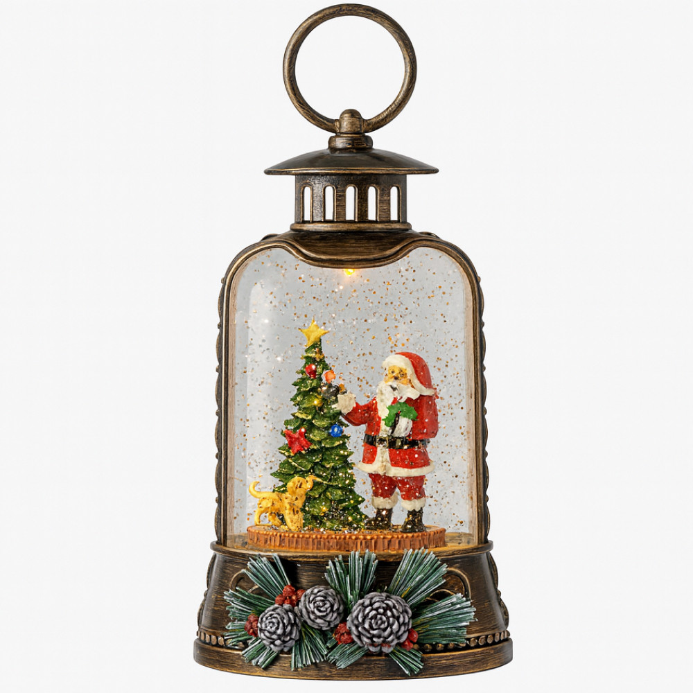 Новорічний світильник від батарейок, WDL-25011A / Новорічний нічник / Різдвяний ліхтарик новорічний, фото 1