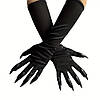 Довгі рукавички з кігтями, Чорні / Пара рукавичок з кігтями на Хелловін / Рукавички на Хелловін, фото 7