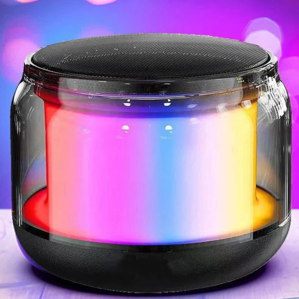 Бездротова колонка з підсвічуванням, від USB / Bluetooth колонка / Блютуз колонка / Портативна колонка, фото 1