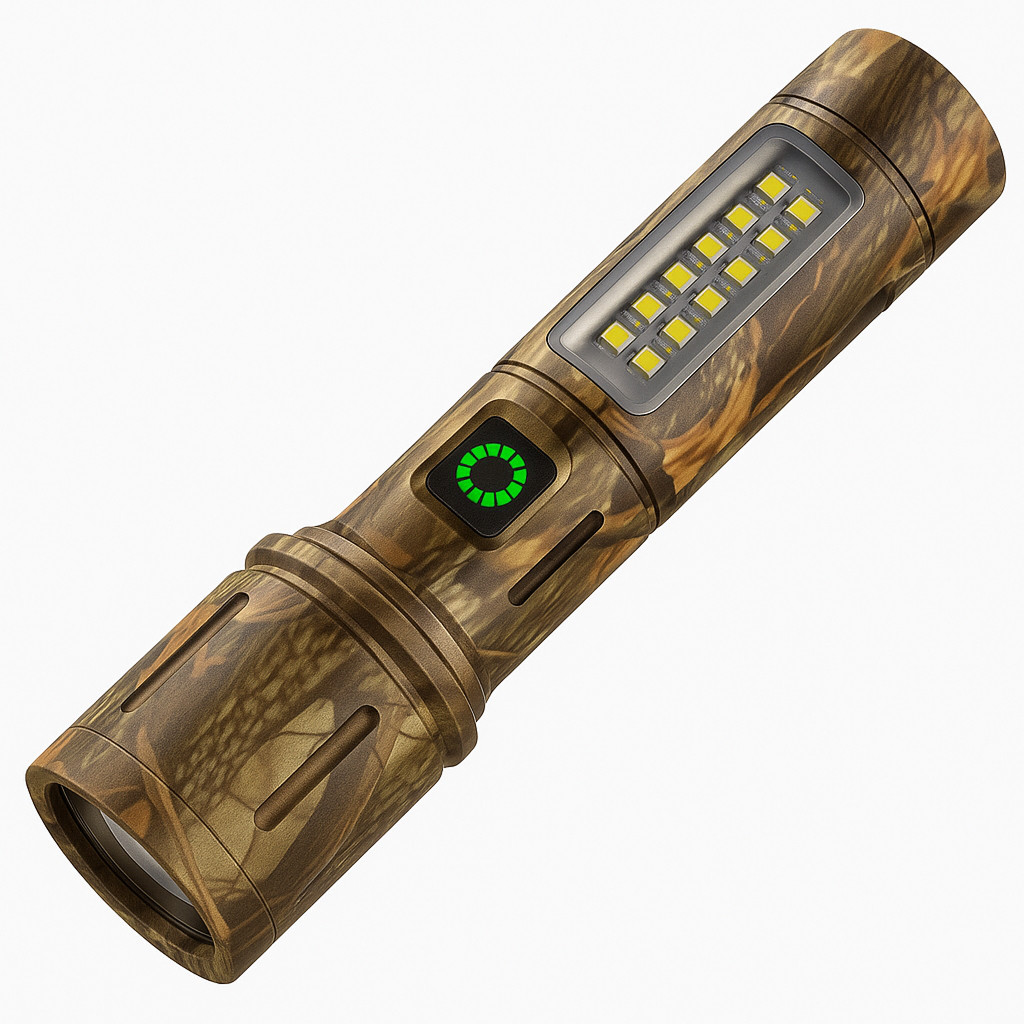 Ручний ліхтарик акумуляторний, 6 режимів, 1200мАч, БЛ-603М-ТГ / Акумуляторний ліхтар / Тактичний ліхтар, фото 1