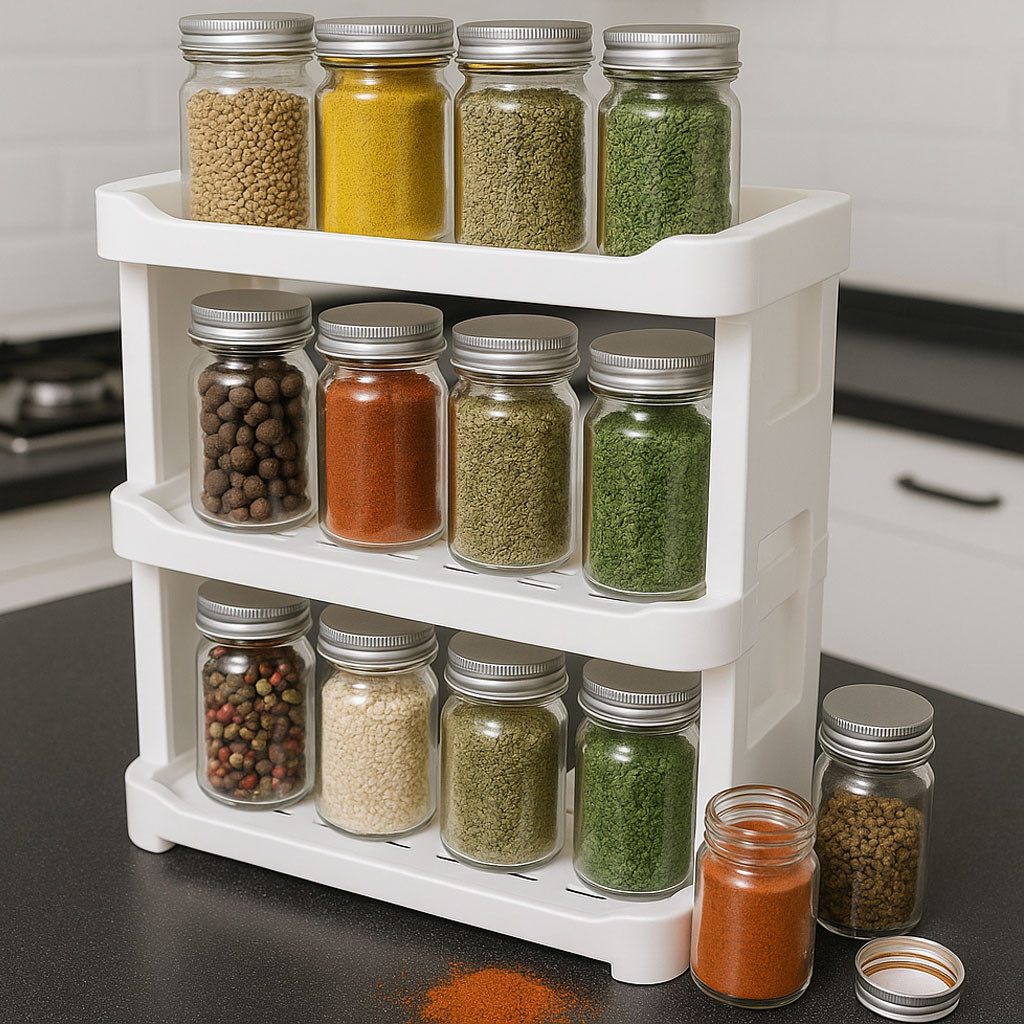 Настільна полиця універсальна 38х28.5х16.5см / Етажерка у ванну / Настільний органайзер для зберігання, фото 1