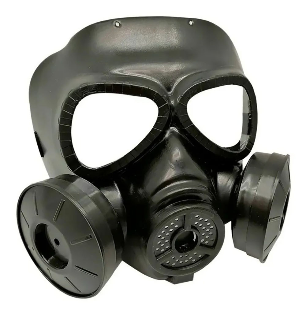 Маска Сталкер, 23х19 см / Пластикова маска на Хелловін / Маскарадна маска / Карнавальна маска, фото 1