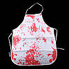 Кривавий фартух м'ясника 70х60 см, MA-21-772 / Фартух на Хелловін / Кухонний фартух для барбекю, фото 3