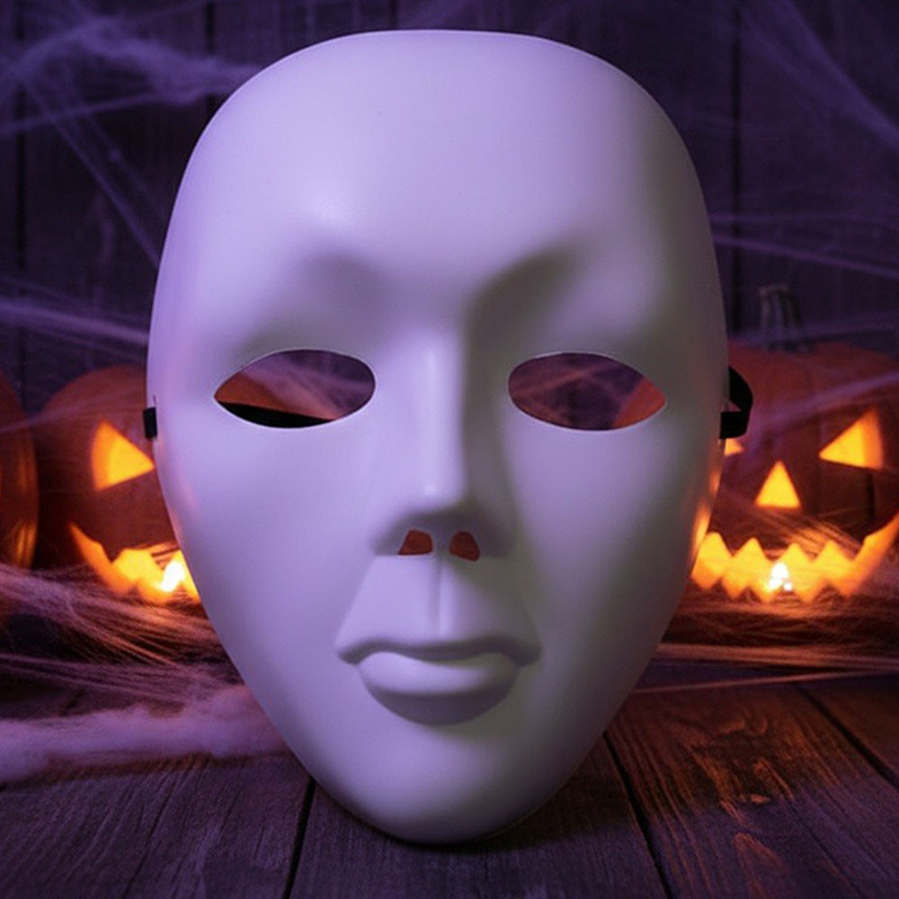 Маска безлика 20х15 см / Маска безликий / Маска безлика Вольто / Карнавальна маска Larva, фото 1