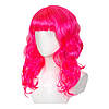 Неонова перука, N-92, Рожевий / Перука на хеловін / Перука з чубчиком / Перука карнавальна / Жіноча перука, фото 3