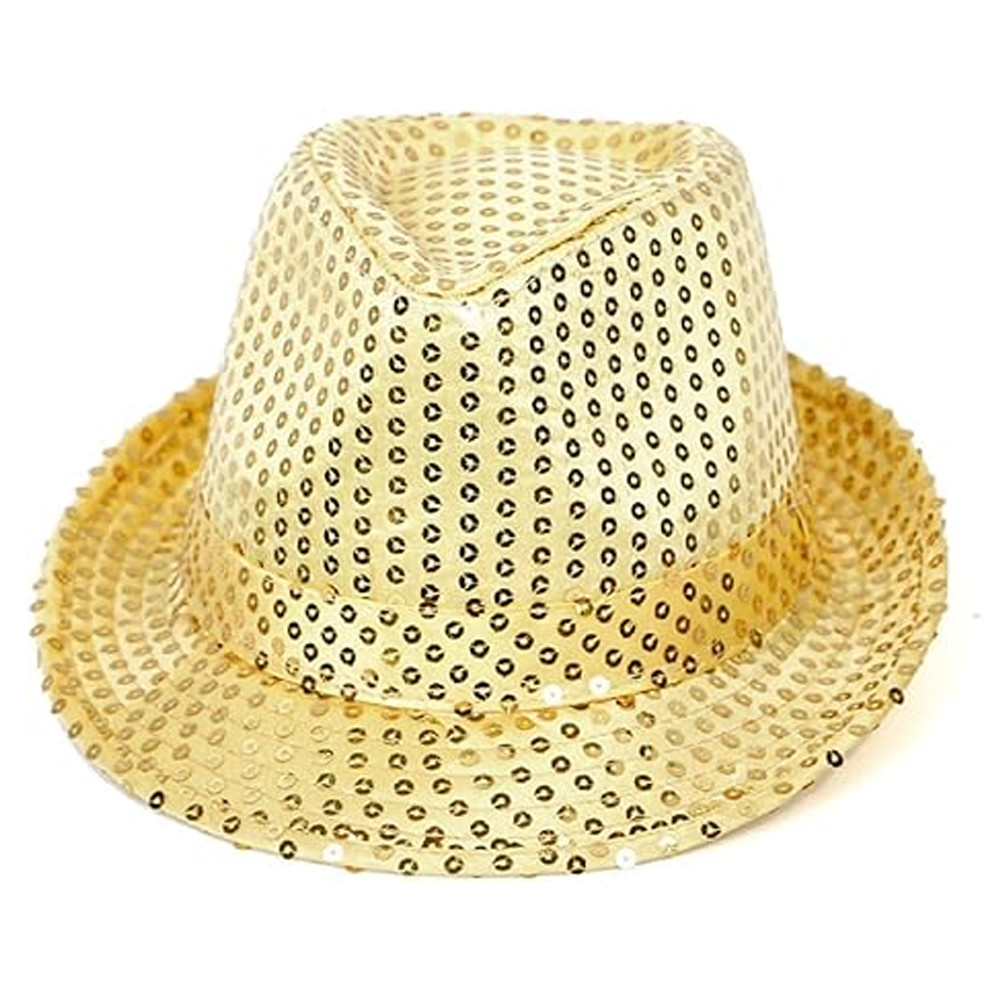 Капелюх Диско з паєтками 54-58 см / Карнавальний капелюх в паєтках / Капелюх Твіст / Капелюх з паєтками, фото 1