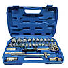 Набір інструментів у кейсі, 32 предмети / Набір торцевих головок з тріскачкою / Набір біт / Набір головок, фото 9