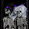 Декор навісний Парочка скелетів 60см / Декор на Хелловін / Підвіска на Halloween / Прикраса на Хелловін, фото 2