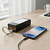 Повербанк 30000мАг, 18Вт (4хUSB + Type-C + Lightning) ACL PW-85, Чорний / Powerbank / Павербанк для телефону, фото 2