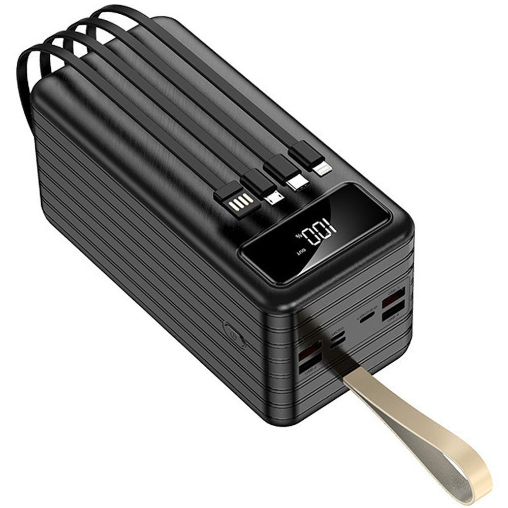 Повербанк з ліхтариком 80000мАг, 22.5Вт (4хUSB+Micro+Type-C+Lightning) ACL PW-94 / Powerbank / Павербанк / УМБ, фото 1