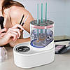 Електричний очисник пензлів для макіяжу / Автоматичний очисник для пензлів / Чистилка для пензлів, фото 3