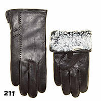 Рукавиці чоловічі Moda ПММ шкіра на хутрі р-р 9-11 (1уп/10 шт.) "ACCESSORIES" недорого від прямого постачальника