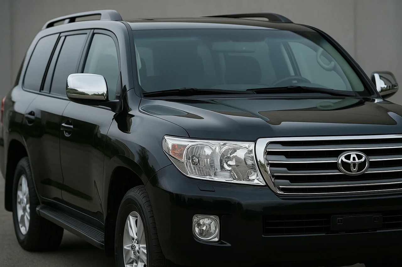 Накладки на дзеркала 2008-2012 (2 шт, нерж) OmsaLine - Італійська нержавійка для Toyota Land Cruiser 200 рр, фото 1