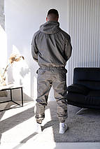 Костюм чоловічий ріп стоп кофта штани технологічний стильний не утеплений, фото 2