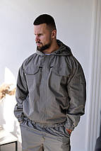 Костюм чоловічий ріп стоп кофта штани технологічний стильний не утеплений, фото 4