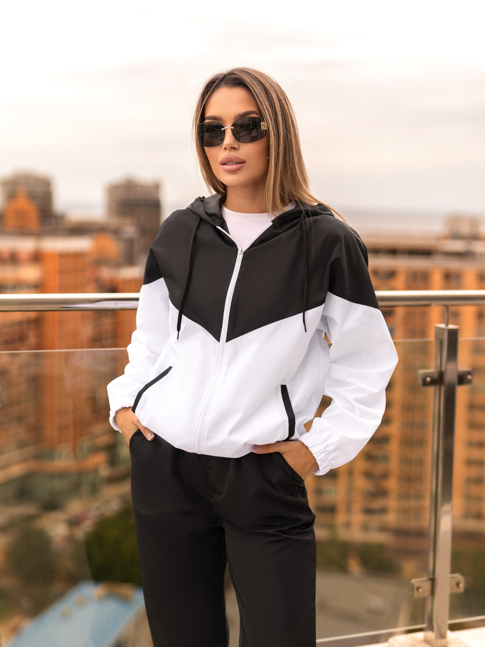 Стильний жіночий костюм з плащівки "Wolf"| Норма і батал