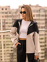 Стильний жіночий костюм з плащівки "Wolf"| Норма і батал, фото 2