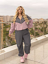 Стильний жіночий костюм з плащівки "Wolf"| Норма і батал, фото 3