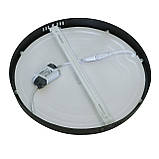 Світильник точковий накладний NOAS YL14-2411-S 24 Вт круг чорний 3200 К, фото 3