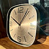Настінний годинник Безшумний Металевий (30 см) OH-121-S QUARTZ сірий коричневий тауп сріблястий, фото 6