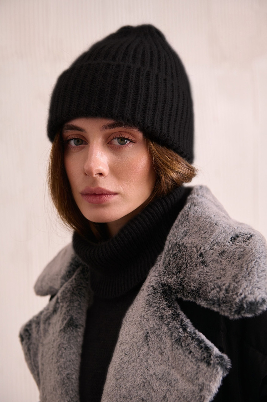 Шапка жіноча - Чорний One Size, фото 1