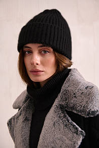 Шапка жіноча - Чорний One Size