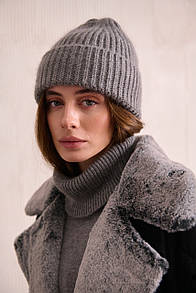 Шапка жіноча - Сірий One Size