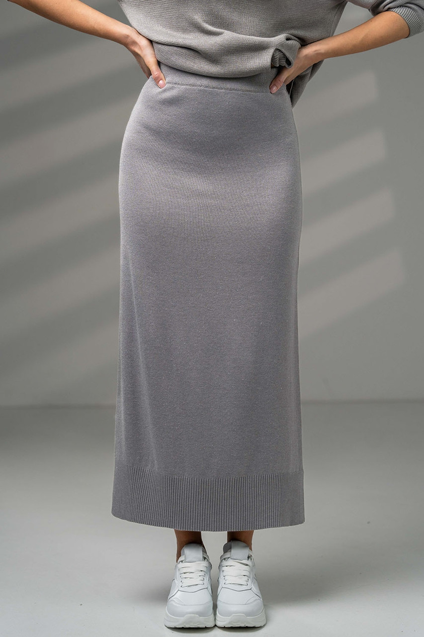 Спідниця жіноча - Сірий, фото 1