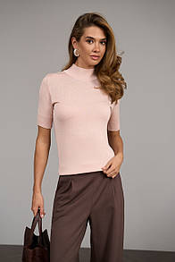 Водолазка жіноча - Пудровий