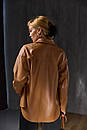 Сорочка-жакет жіночий - Коричневий, фото 5