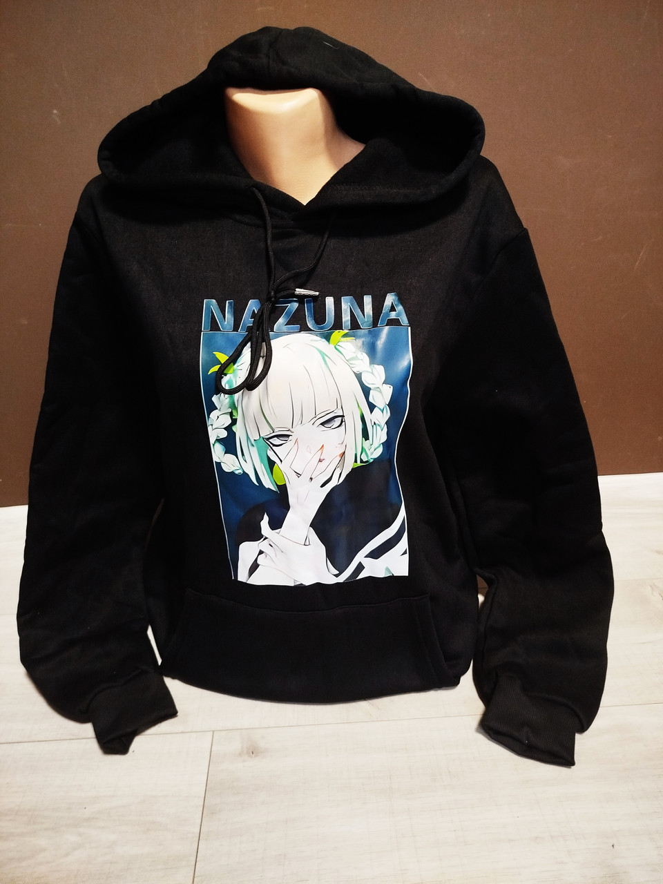 Дитяче утеплене худі "Аніме Нанзуна вампір Пісня нічних сов" Японія для дівчинки підлітка 13-18 років чорне, фото 1