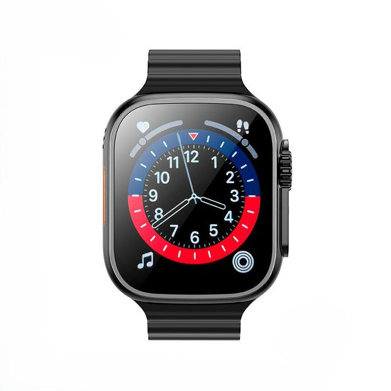 Смарт-годинник з функцією дзвінків HOCO DYD01 Bluetooth 4.2 4G IP67 Black (8267-11729), фото 1