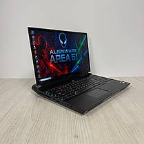Б/в Ігровий ноутбук Б-клас Dell Alienware Area 51m 17.3" 1920x1080| i7-9700K| 16GB RAM| 512GB SSD+1000GB HDD| RTX 2060 6GB, фото 3