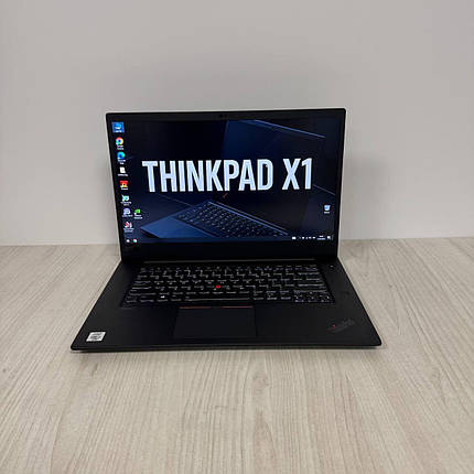 Б/в Ноутбук Б-клас Lenovo ThinkPad X1 Extreme Gen 3 15.6" 3840x2160| i7-10850H| 16GB RAM| 512GB SSD NVMe| GTX 1650 4GB, фото 1