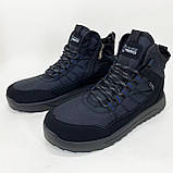 Черевики кросівки хутро 45р 29см, Кросівки осінь-зима, Теплі зручні якісні зимові черевики LS-57, фото 6