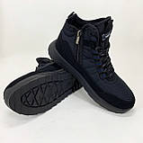 Зимові черевики чоловічі, Чоловіче термо взуття, Теплі демісезонні кеди, Кросівки єврозима RB-67, фото 3