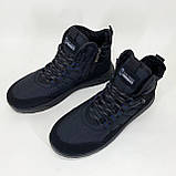 Зимові черевики чоловічі, Чоловіче термо взуття, Теплі демісезонні кеди, Кросівки єврозима RB-67, фото 6