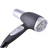 Фен багатофункціональний для волосся з насадками Pritech LD-6071 2000 Вт сірий (LD-6071), фото 4