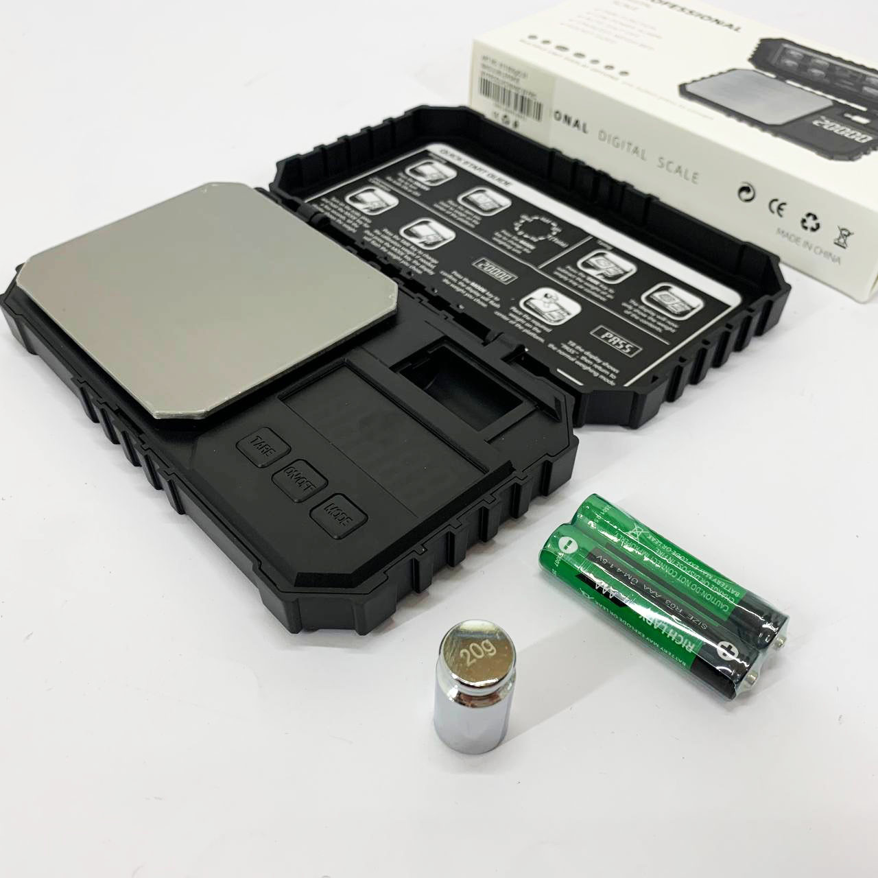 Лабораторні ваги високого класу точності, Ваги з функцією тарування Цифрові електронні ювелірні KO-95, фото 1