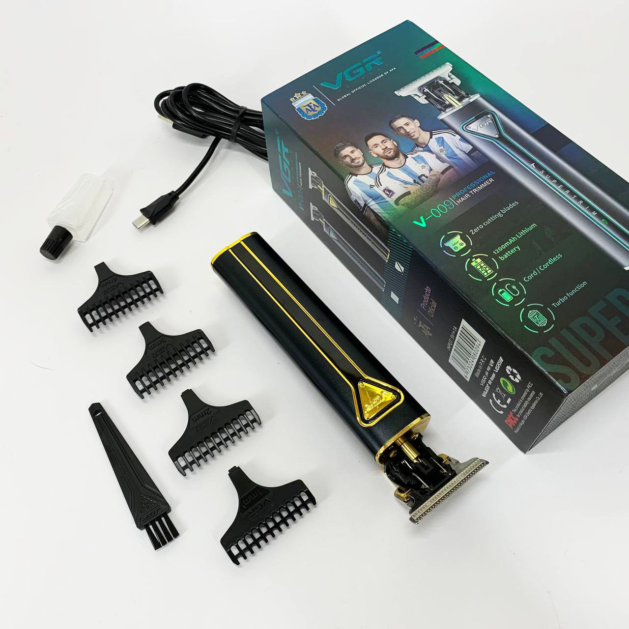 Бездротові машинки для стрижки легкі VGR, Професійний бездротовий тример, Хороший бездротовий тример LS-95, фото 1