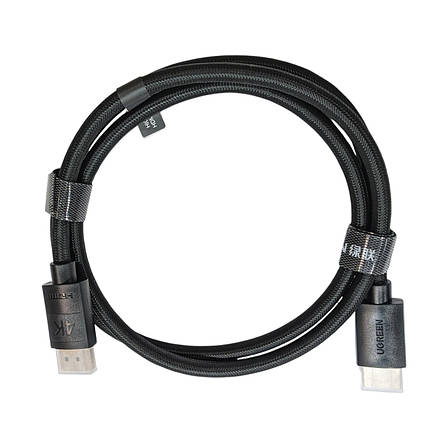 Кабель HDMI-HDMI ПП 1м Ugreen HD119 v2.0 4K/60Gz чорний, фото 2