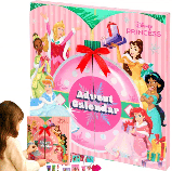 Адвент-календар для дівчат Disney Princess з косметикою, фото 3