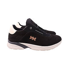 Кросівки чоловічі Konors чорні натуральний нубук, 45