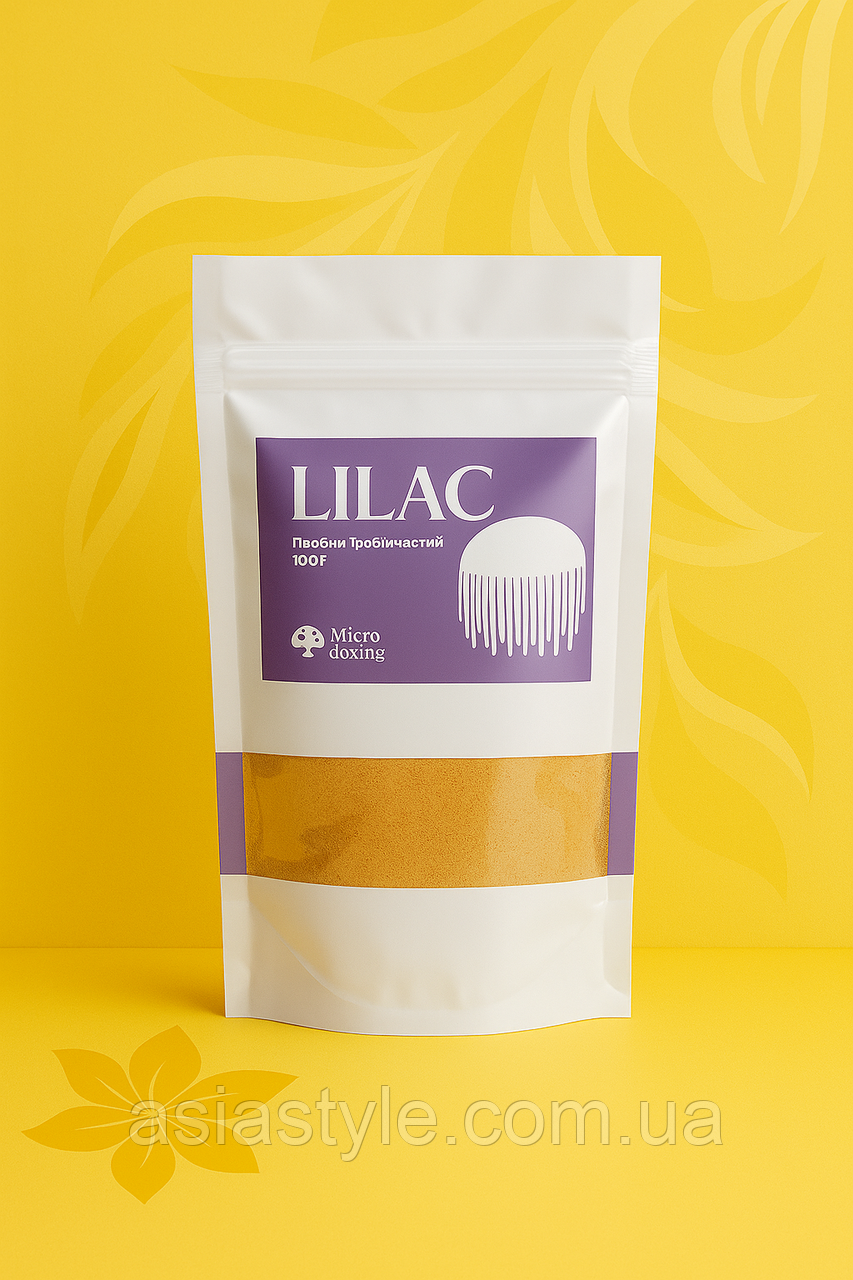 “Lilac” Їжовик гребінчастий, порошок, Ежовик гребенчатый, порошок, Scalloped echinacea, powder, 100 г, Україна, фото 1