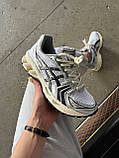 Кросівки чоловічі Асикс Asics Gel-Kayano 14 White Silver Black ALL12185, фото 3