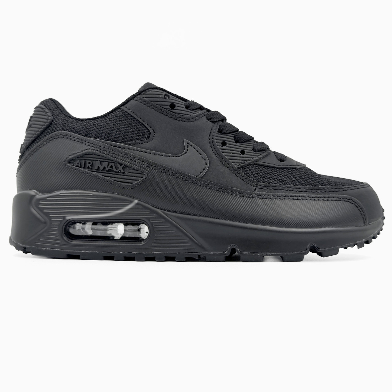Кросівки чоловічі Найк Nike Air Max 90 Black 302519-001, фото 1